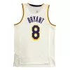 Men's Los Angeles Lakers Kobe Bryant #8 White Diamond Swingman Jersey - Icon Edition - jerzelite