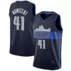 Men's Dallas Mavericks Dirk Nowitzki #41 Blue Swingman Jersey - jerzelite