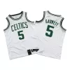 Men's Boston Celtics Kevin Garnett #5 White Swingman Jersey - Icon Edition - jerzelite