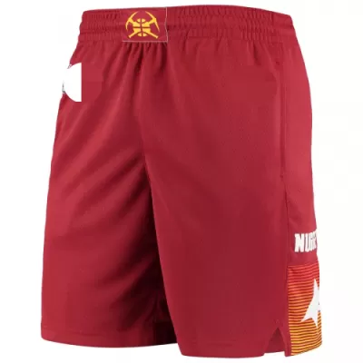 Men's Denver Nuggets Red 2020/21 Swingman Shorts - City Edition - jerzelite