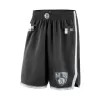 Men's Brooklyn Nets Black 2019/20 Icon Edition Swingman Shorts - jerzelite