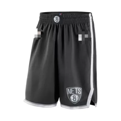 Men's Brooklyn Nets Black 2019/20 Icon Edition Swingman Shorts - jerzelite