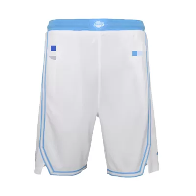 Men's Los Angeles Lakers White 2020/21 Swingman Shorts - City Edition - jerzelite