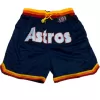 Men's Houston Astros Black Mesh MLB Shorts - jerzelite