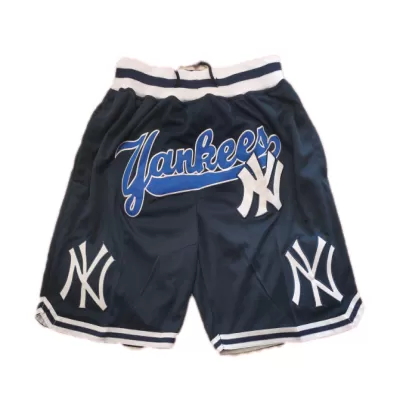 Men's New York Yankees Navy Mesh MLB Shorts - jerzelite