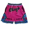 Men's Chicago Bulls Pink Mesh NBA Shorts - jerzelite