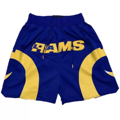 Men's Los Angeles Rams Blue Mesh NFL Shorts - jerzelite