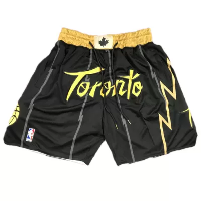 Men's Toronto Raptors Black Mesh NBA Shorts - jerzelite