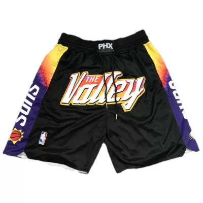 Men's Phoenix Suns Blacks Mesh NBA Shorts - jerzelite