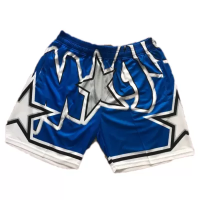 Men's Dallas Mavericks Blue Mesh NBA Shorts - jerzelite