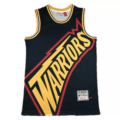 Men's Golden State Warriors Stephen Curry #30 Mitchell & Ness Black Hardwood Classics Jersey - jerzelite