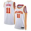 Men's Atlanta Hawks Trae Young #11 Nike White 2022/23 Swingman Jersey - Association Edition - jerzelite